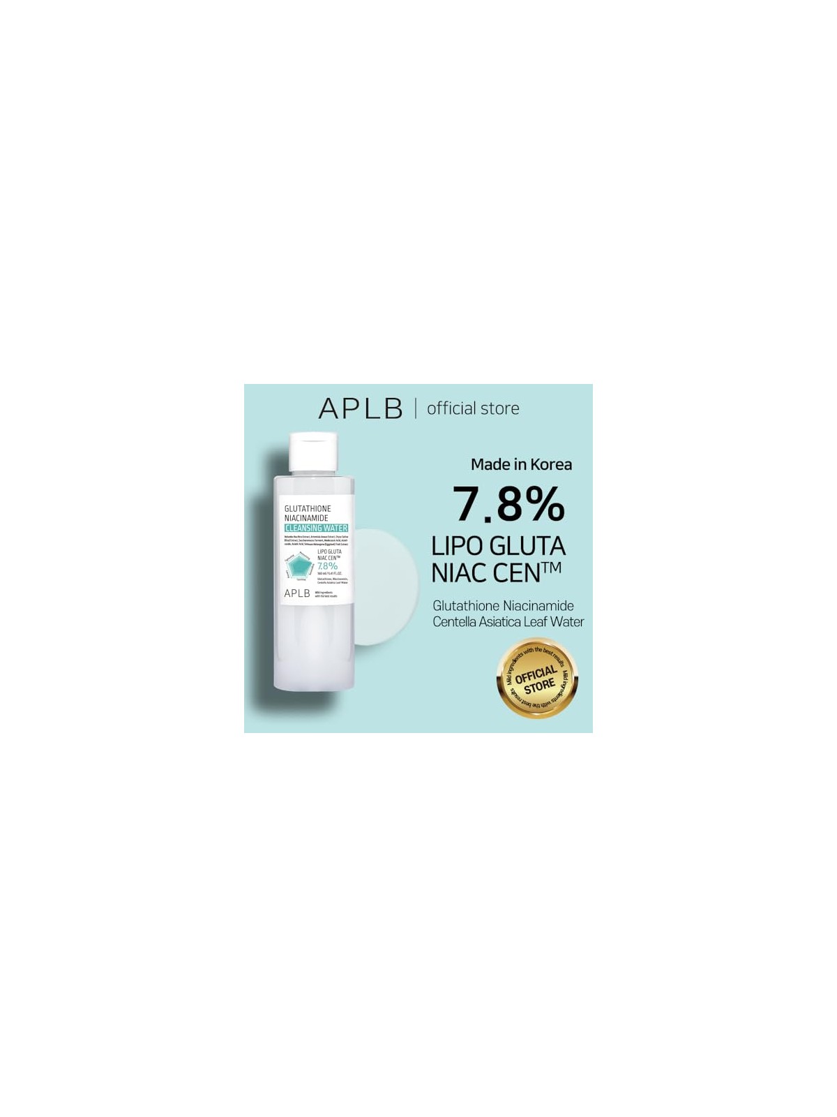 APLB Glutathione Niacinamide Cleansing Water 160ml
