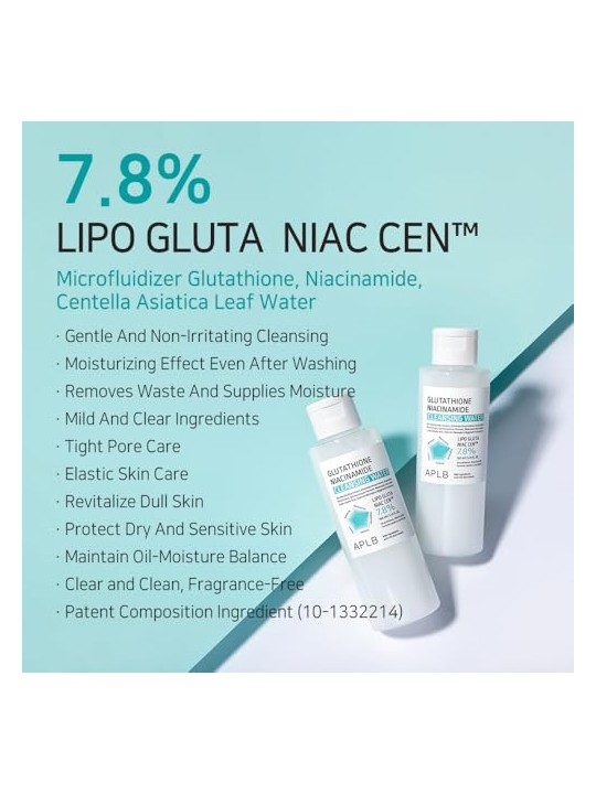 APLB Glutathione Niacinamide Cleansing Water 160ml