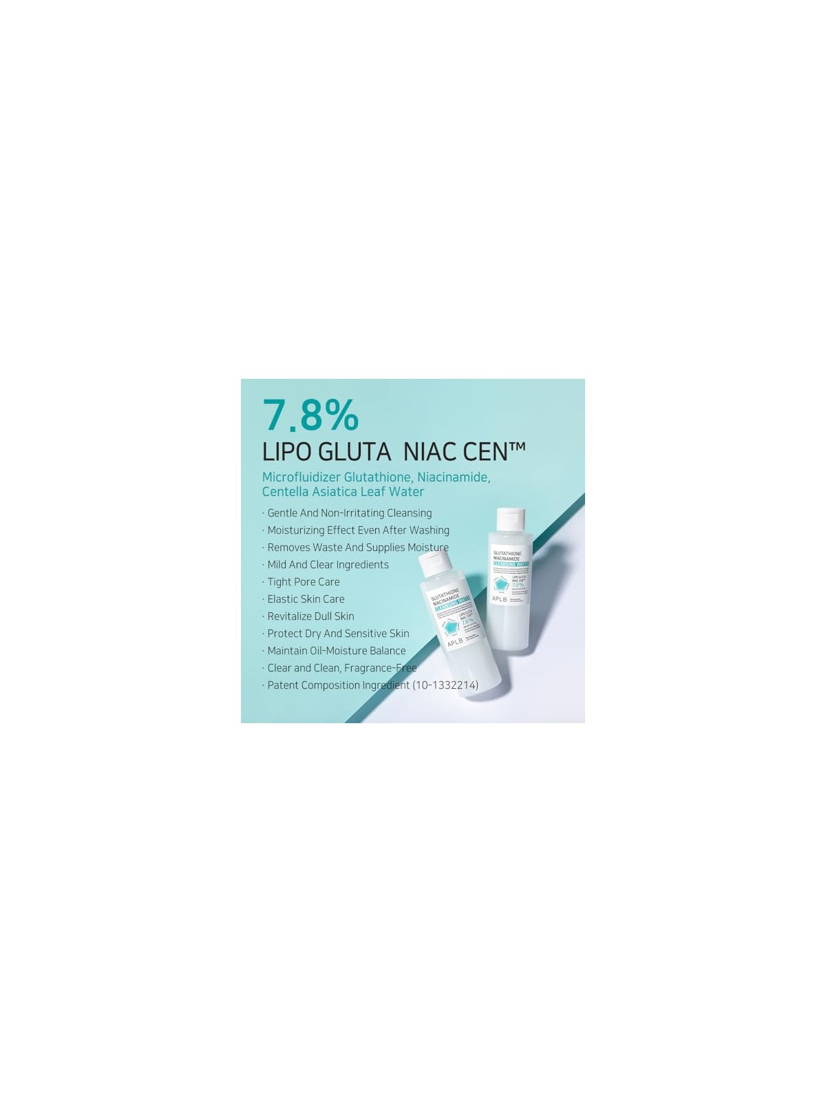APLB Glutathione Niacinamide Cleansing Water 160ml