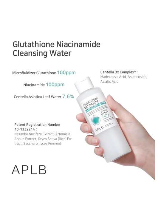 APLB Glutathione Niacinamide Cleansing Water 160ml