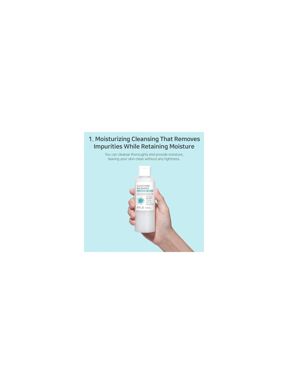 APLB Glutathione Niacinamide Cleansing Water 160ml