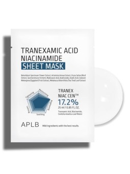 Aplb Maschera in tessuto con acido tranexamico e niacinamide, 25ml