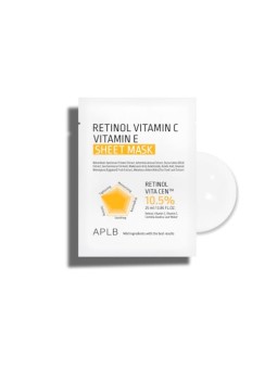 Aplb Retinolo Vitamina C Vitamina E Maschera in tessuto maschera per capelli in superficie 25ml