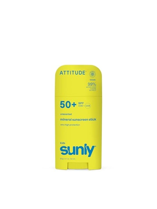 Attitude Crema solare minerale per bambini senza profumo SPF 50 Sunly 60 g bambino