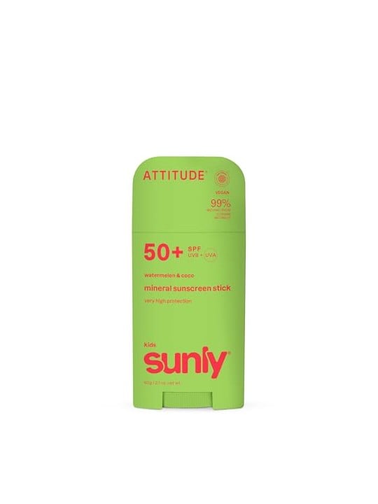 Attitude Crema solare minerale per bambini SPF 50 Sunly Stick 60 g bambino
