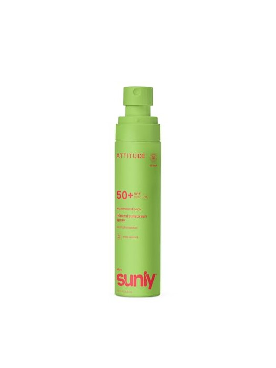 Attitude Spray solare minerale per bambini SPF 50 Sunly Spray 75ml bambino