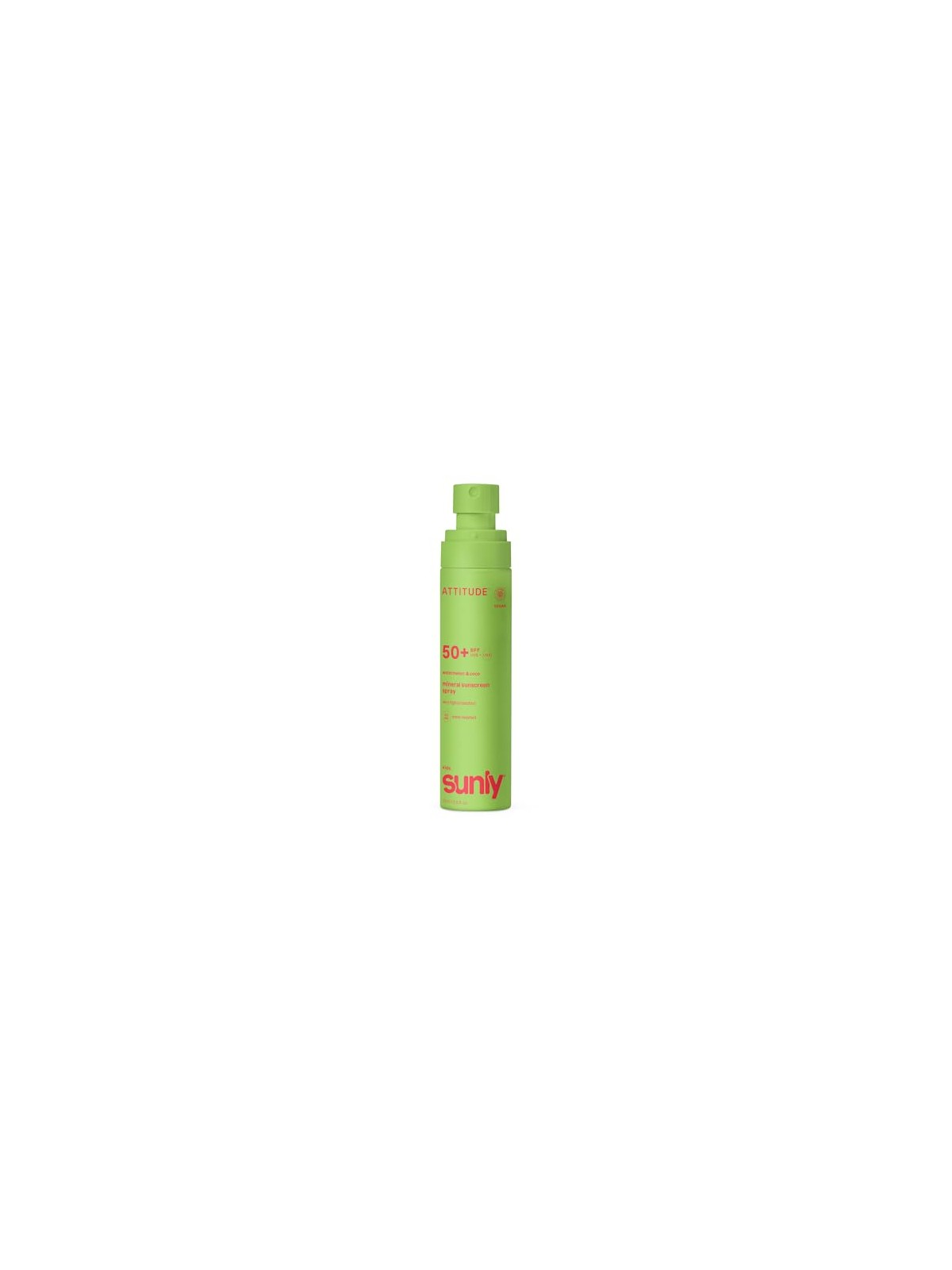 Attitude Spray solare minerale per bambini SPF 50 Sunly Spray 75ml bambino
