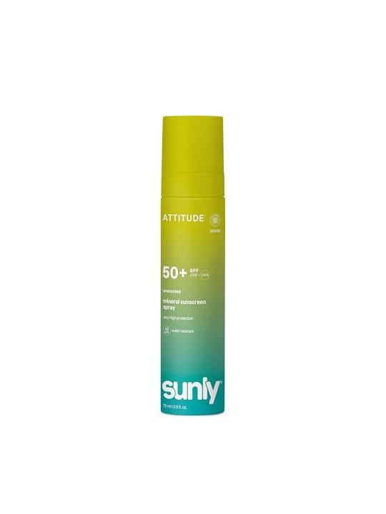 Attitude Spray solare minerale SPF 50 Sunly 75ml unisex