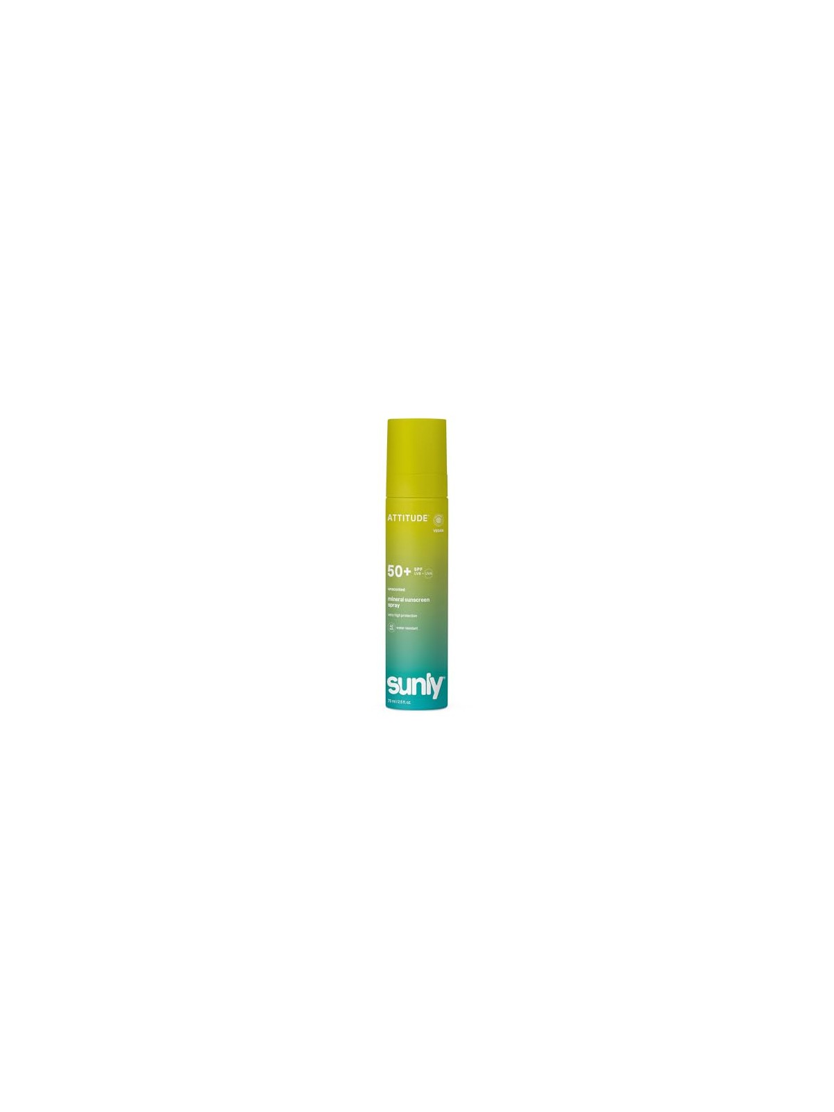Attitude Spray solare minerale SPF 50 Sunly 75ml unisex
