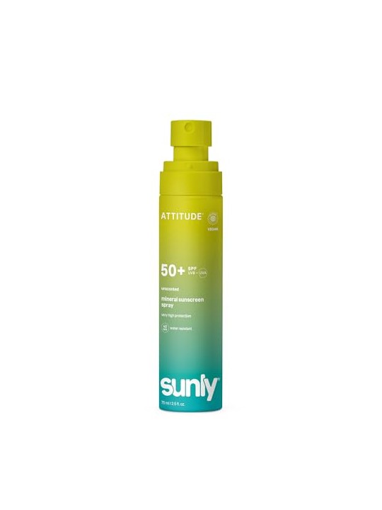 Attitude Spray solare minerale SPF 50 Sunly 75ml unisex