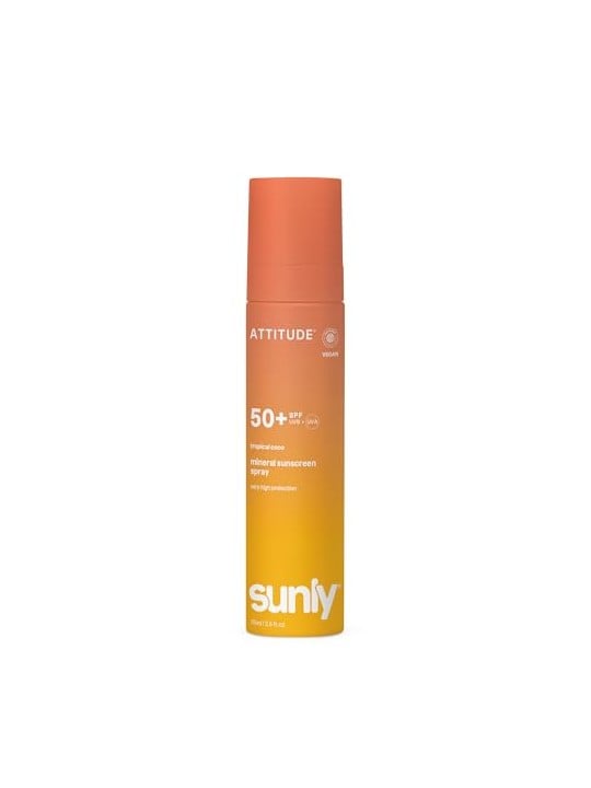 Attitude Spray solare minerale SPF 50 Sunly Spray 75ml unisex