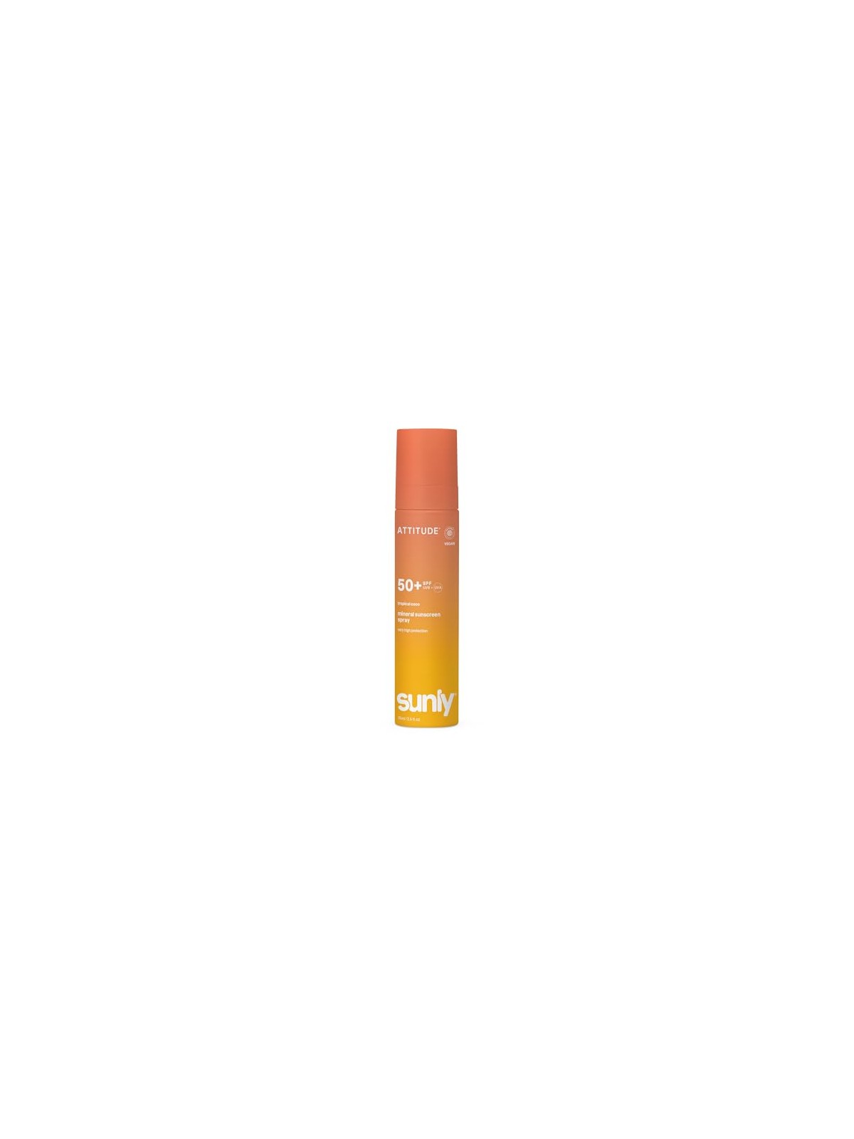 Attitude Spray solare minerale SPF 50 Sunly Spray 75ml unisex