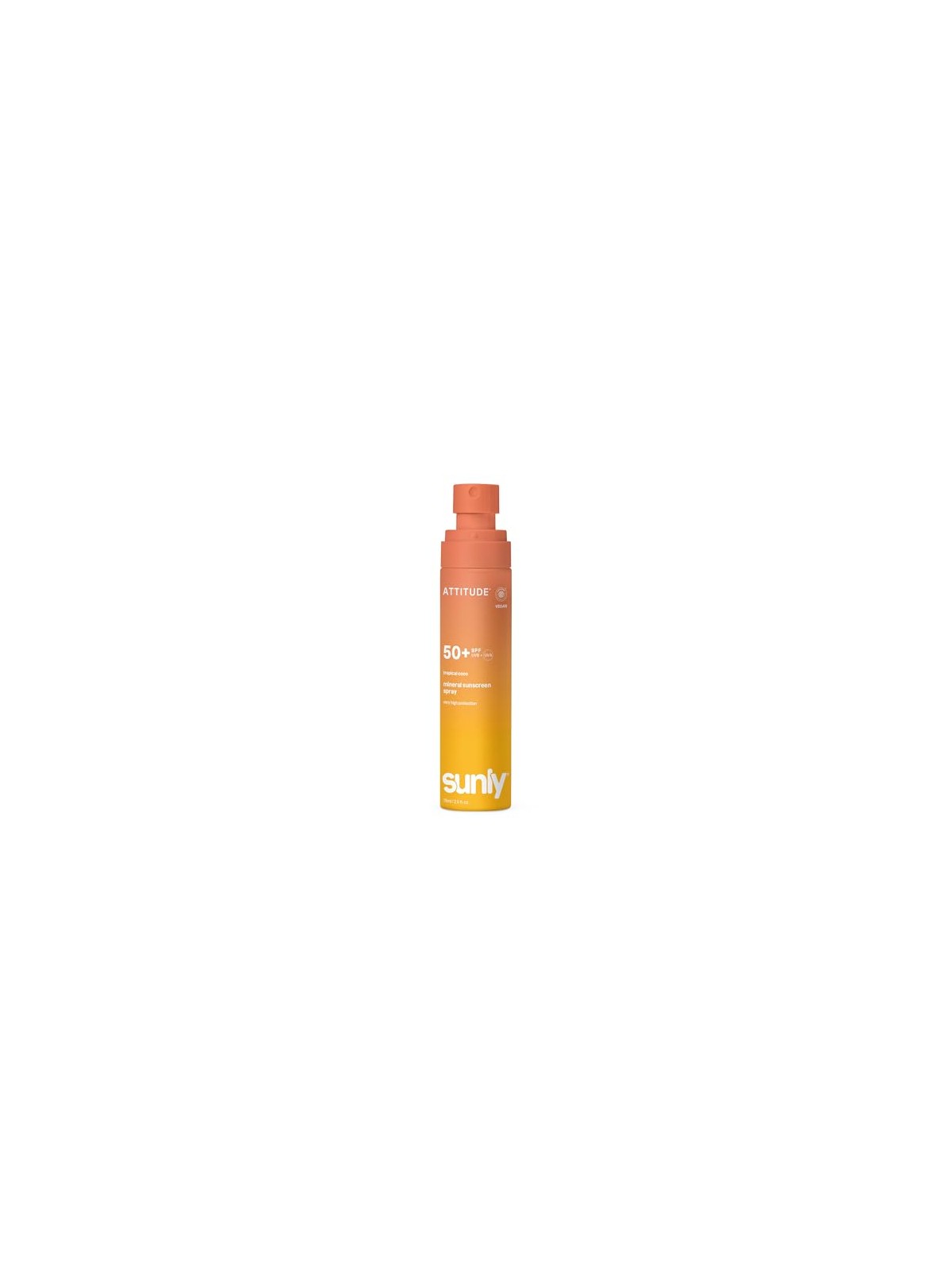 Attitude Spray solare minerale SPF 50 Sunly Spray 75ml unisex
