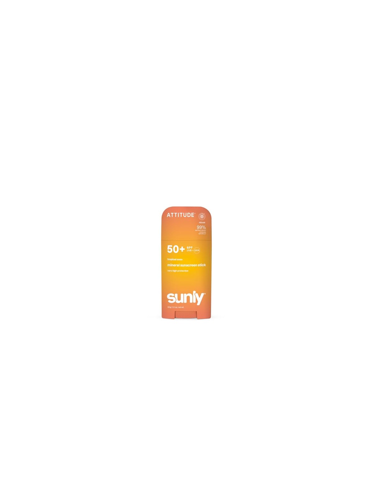 Attitude Stick solare minerale SPF 50 Sunly Mineral Stick 60 g unisex