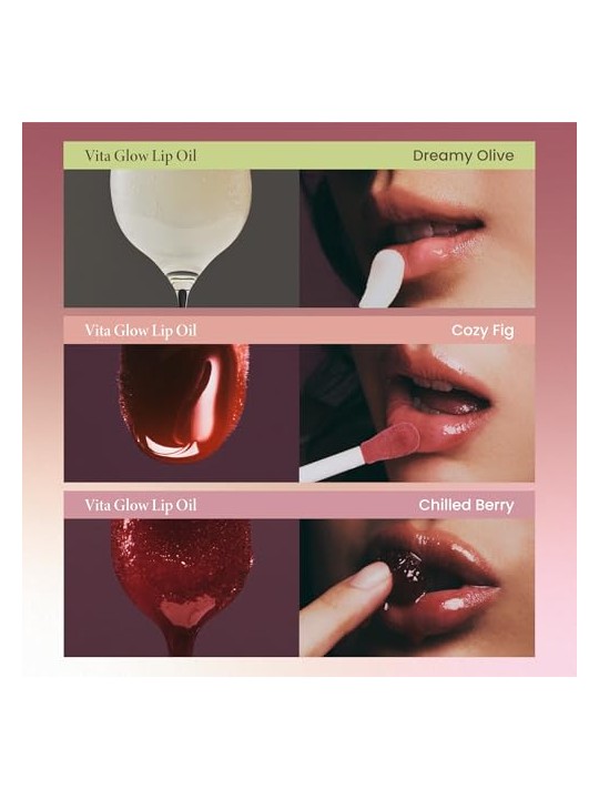 Axis-y Balsamo labbra Vita Glow Lip Oil Chilled Berry 4