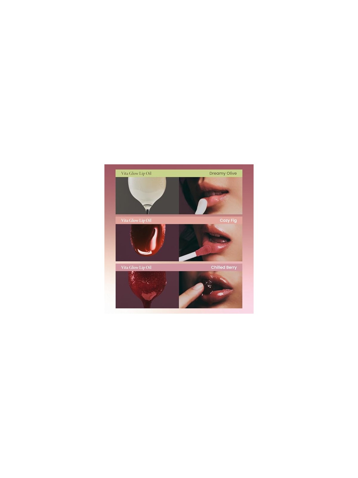 Axis-y Balsamo labbra Vita Glow Lip Oil Chilled Berry 4