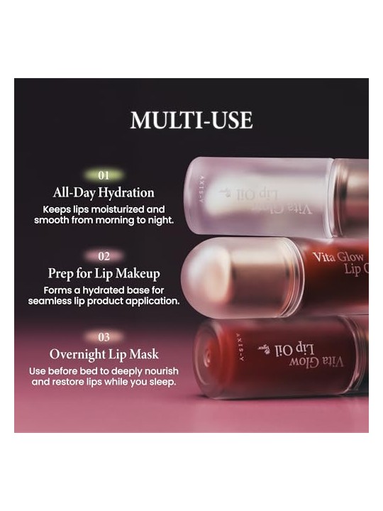 Axis-y Balsamo labbra Vita Glow Lip Oil Chilled Berry 4