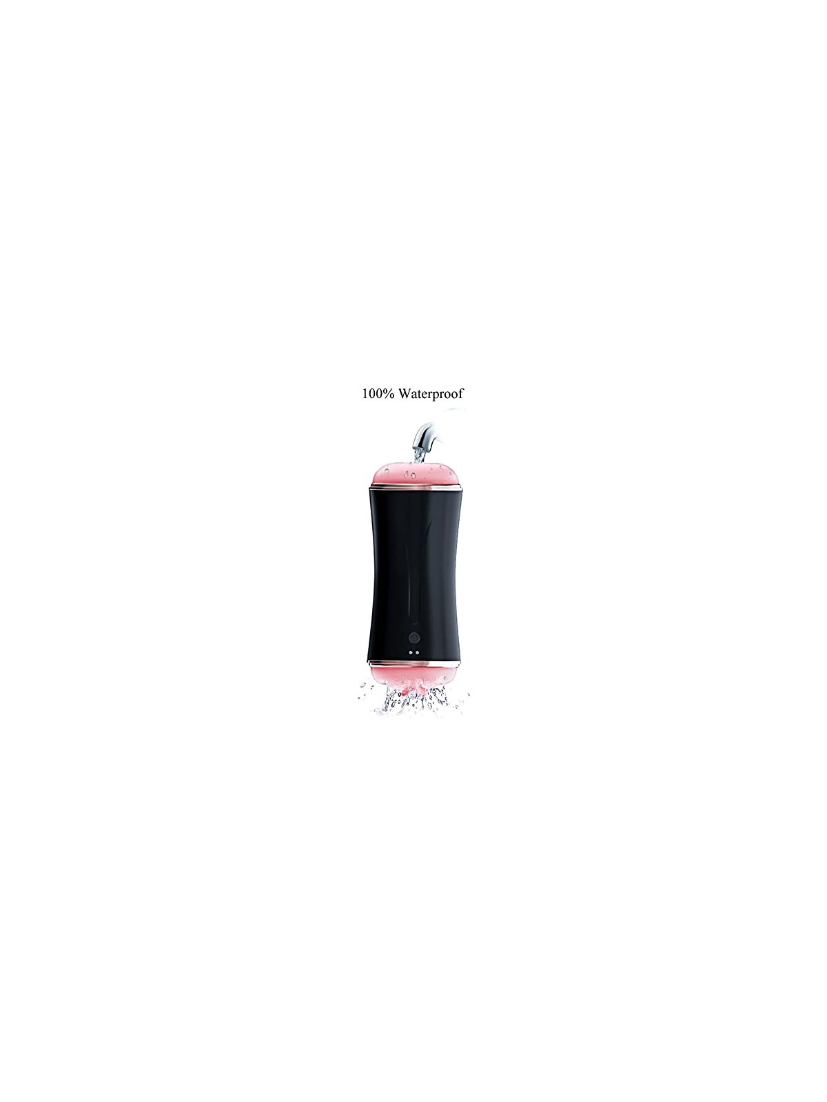 B series fox Vibrating Masturbator Cup grande doppio masturbatore con la possibilità di regolare la pressione nella camera