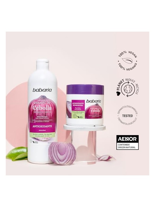 Babaria Maschera per Capelli allCipolla 400ml unisex