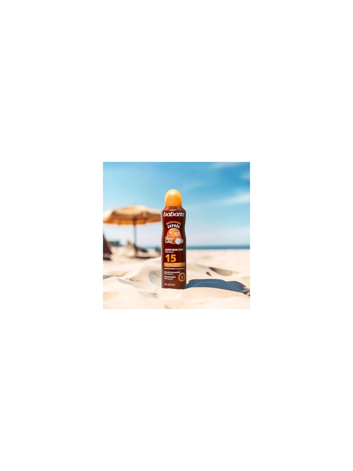 Babaria Monoi Tahiti Olio Secco Spf15 Spray 200ml