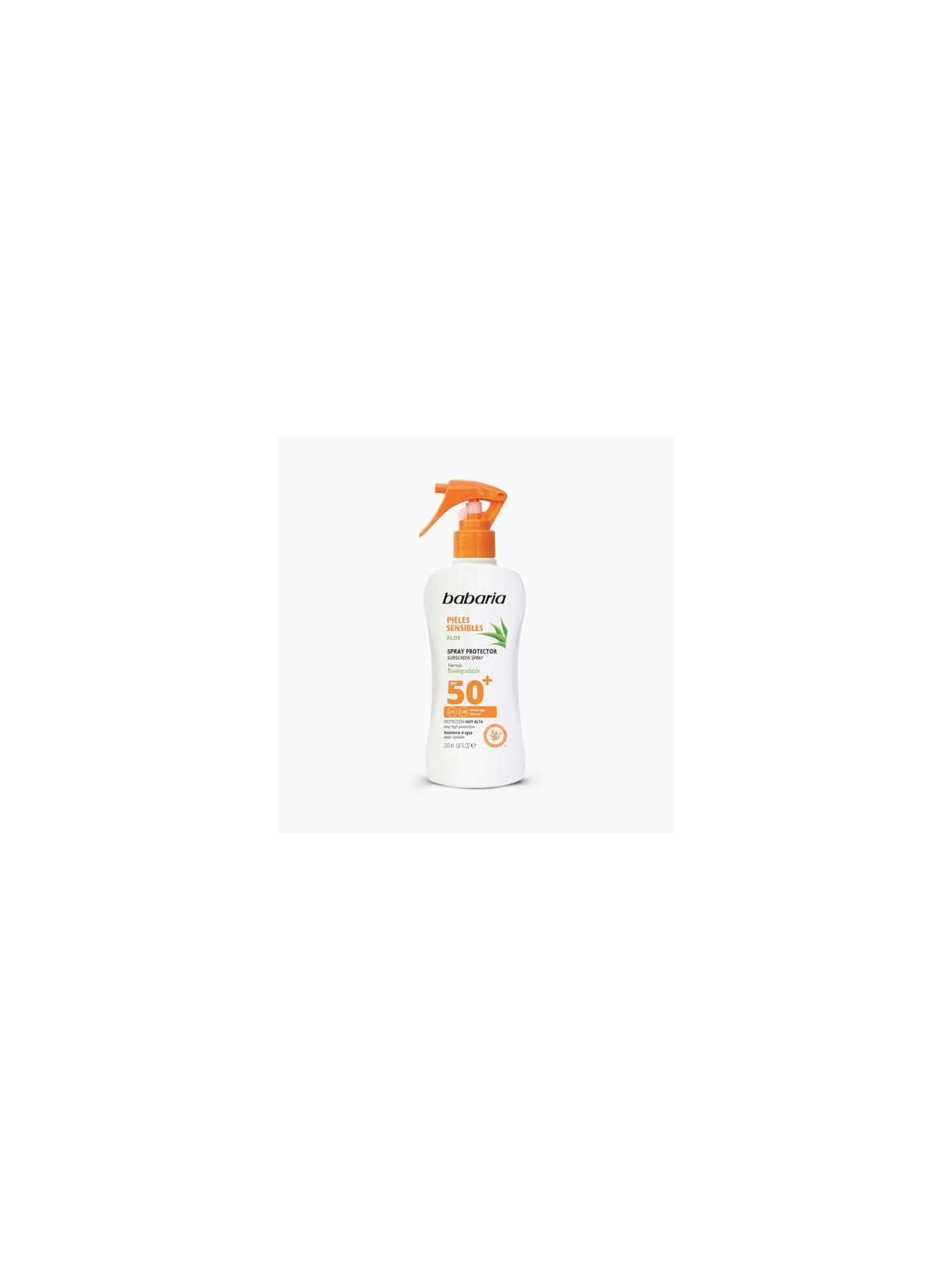 Babaria Spray Solare SPF50 Pelle Sensibile 200ml