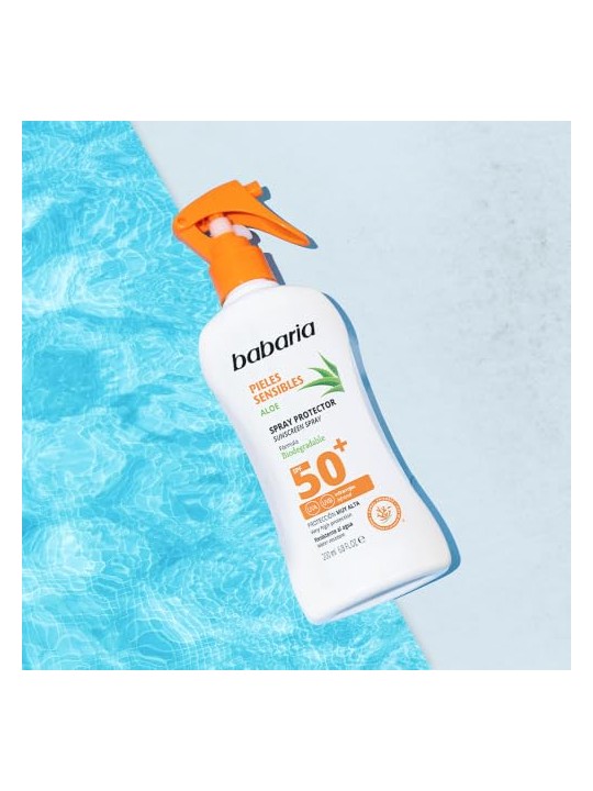 Babaria Spray Solare SPF50 Pelle Sensibile 200ml