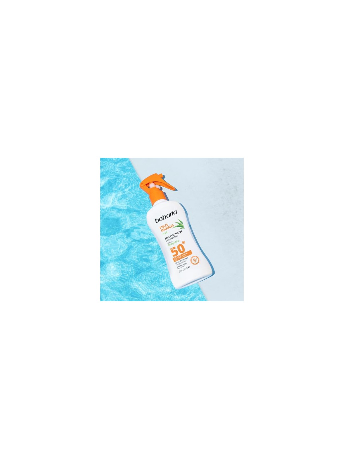 Babaria Spray Solare SPF50 Pelle Sensibile 200ml