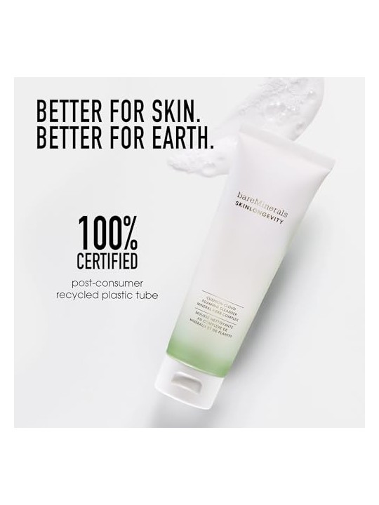 Bare Minerals SKINLONGEVITY CUSHION CLOUD detergente schiumogeno 120ml unisex