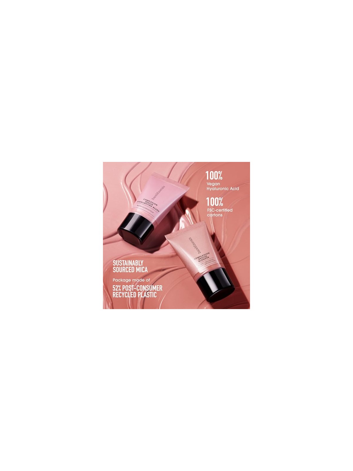 Bareminerals Illuminante carnagione Rescue Rosa con Crema Rosa Luminosa 15ml