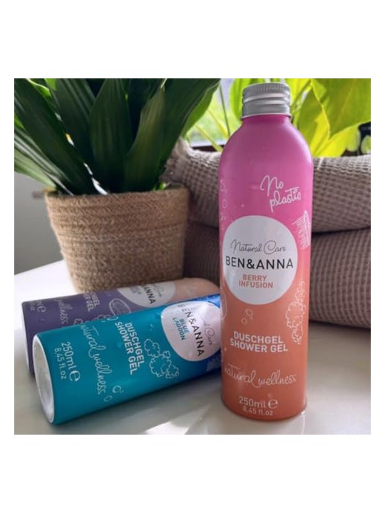 BEN & ANNA Bagnoschiuma naturale ai frutti di bosco 250 ml donna