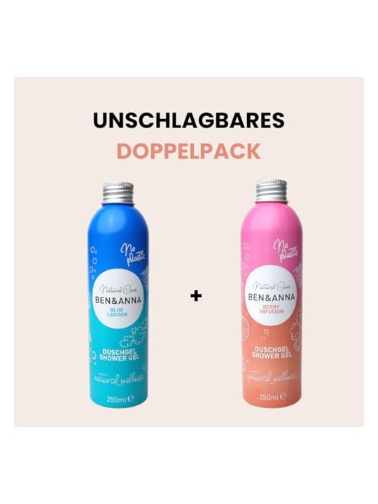 BEN & ANNA Bagnoschiuma naturale ai frutti di bosco 250 ml donna