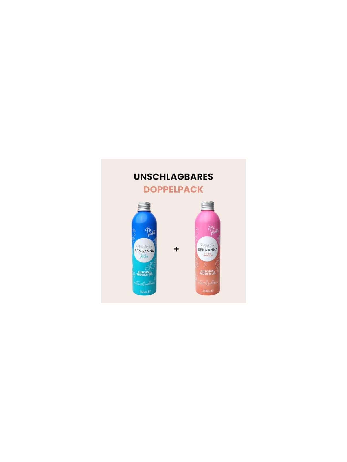 BEN & ANNA Bagnoschiuma naturale ai frutti di bosco 250 ml donna
