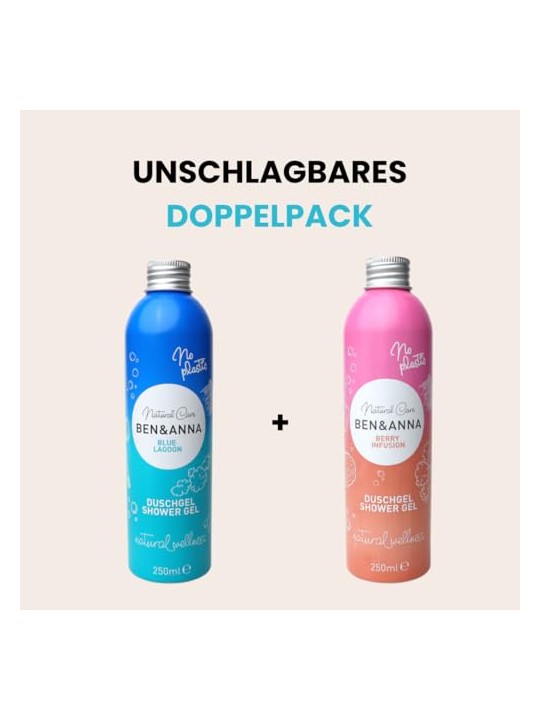 BEN & ANNA Bagnoschiuma naturale Blue Lagoon Shower Gel 250ml donna