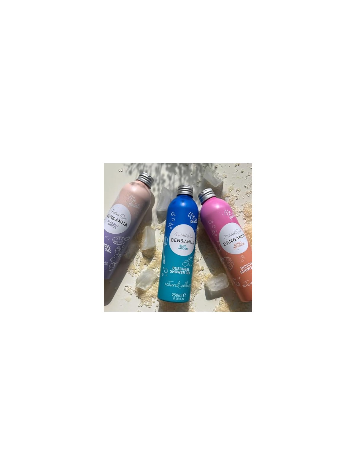 BEN & ANNA Bagnoschiuma naturale Blue Lagoon Shower Gel 250ml donna