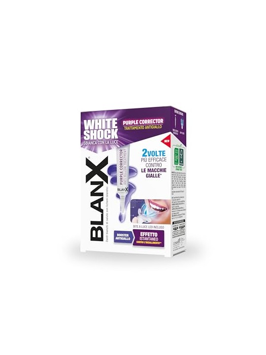 BlanX Kit sbiancante per denti White Shock Trattamento viola + LED 20 ml unisex