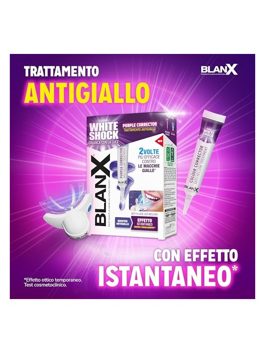 BlanX Kit sbiancante per denti White Shock Trattamento viola + LED 20 ml unisex