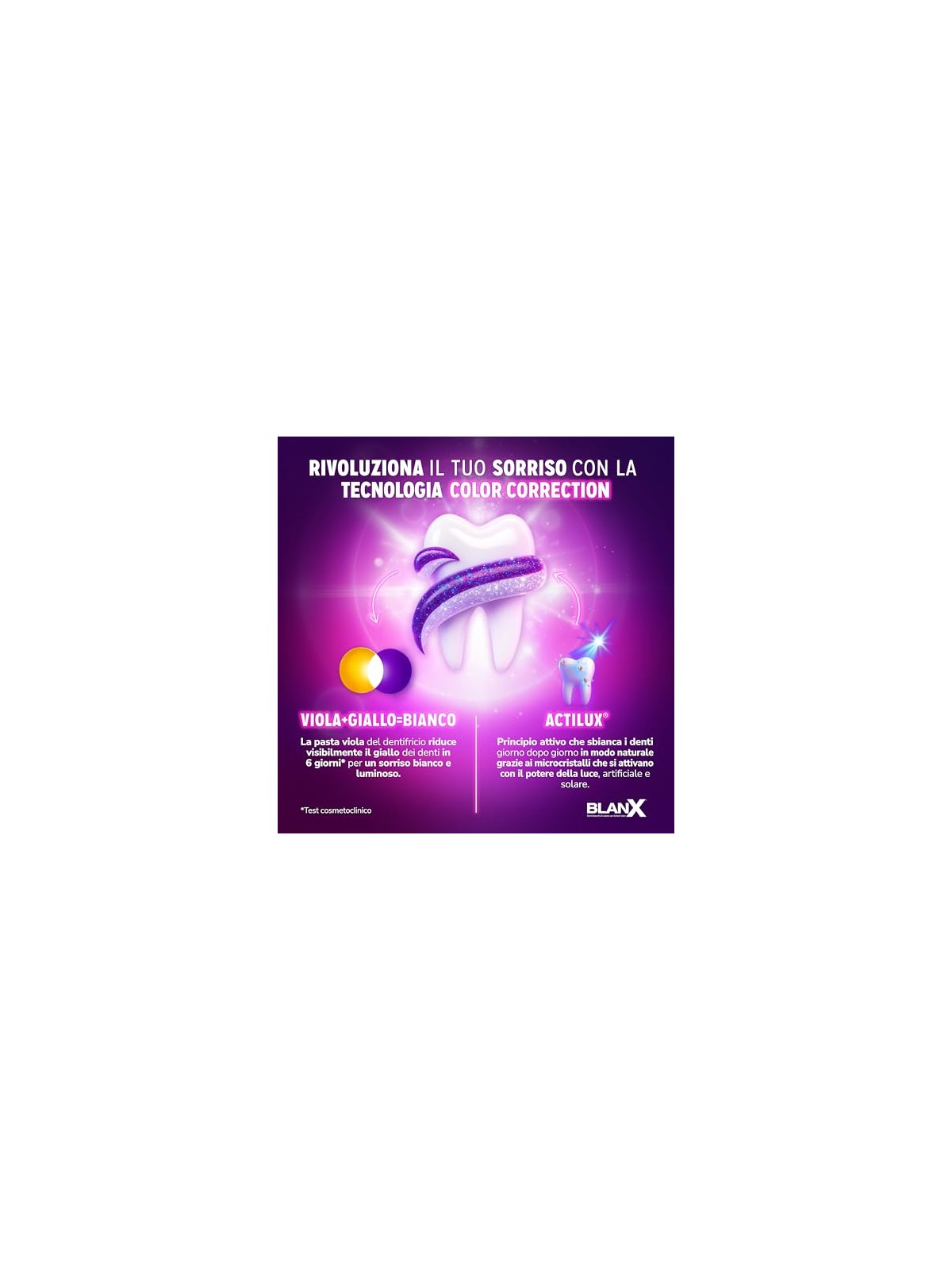 BlanX Kit sbiancante per denti White Shock Trattamento viola + LED 20 ml unisex