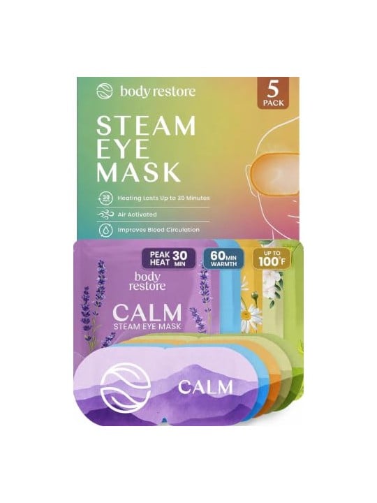 Body Restore Set di maschere rilassanti per gli occhi Mix Steam Eye Mask 5 pezzi donna