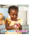 Brush baby Giocattolo massaggiagengive Bobbie Bunny per bambini piccoli, rosa.