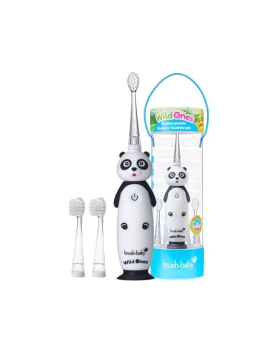 Brush baby Spazzolino sonico Wild Ones per bambini da 0 a 10 anni con motivo panda