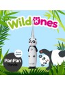 Brush baby Spazzolino sonico Wild Ones per bambini da 0 a 10 anni con motivo panda