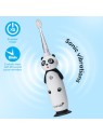 Brush baby Spazzolino sonico Wild Ones per bambini da 0 a 10 anni con motivo panda