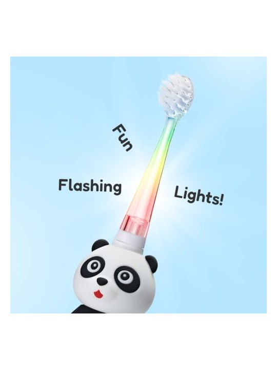 Brush baby Spazzolino sonico Wild Ones per bambini da 0 a 10 anni con motivo panda
