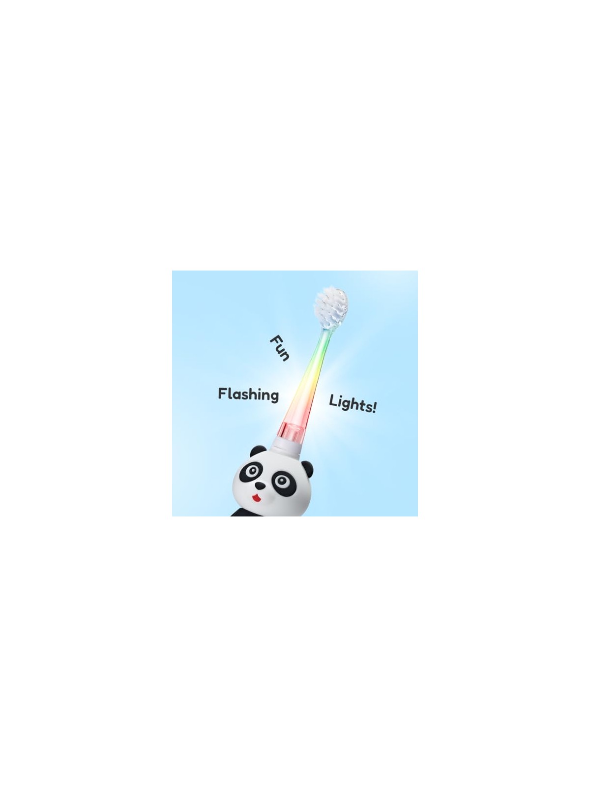 Brush baby Spazzolino sonico Wild Ones per bambini da 0 a 10 anni con motivo panda
