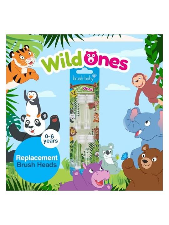Brush baby Suggerimenti di WildOnes per spazzolino sonico 4 pz.