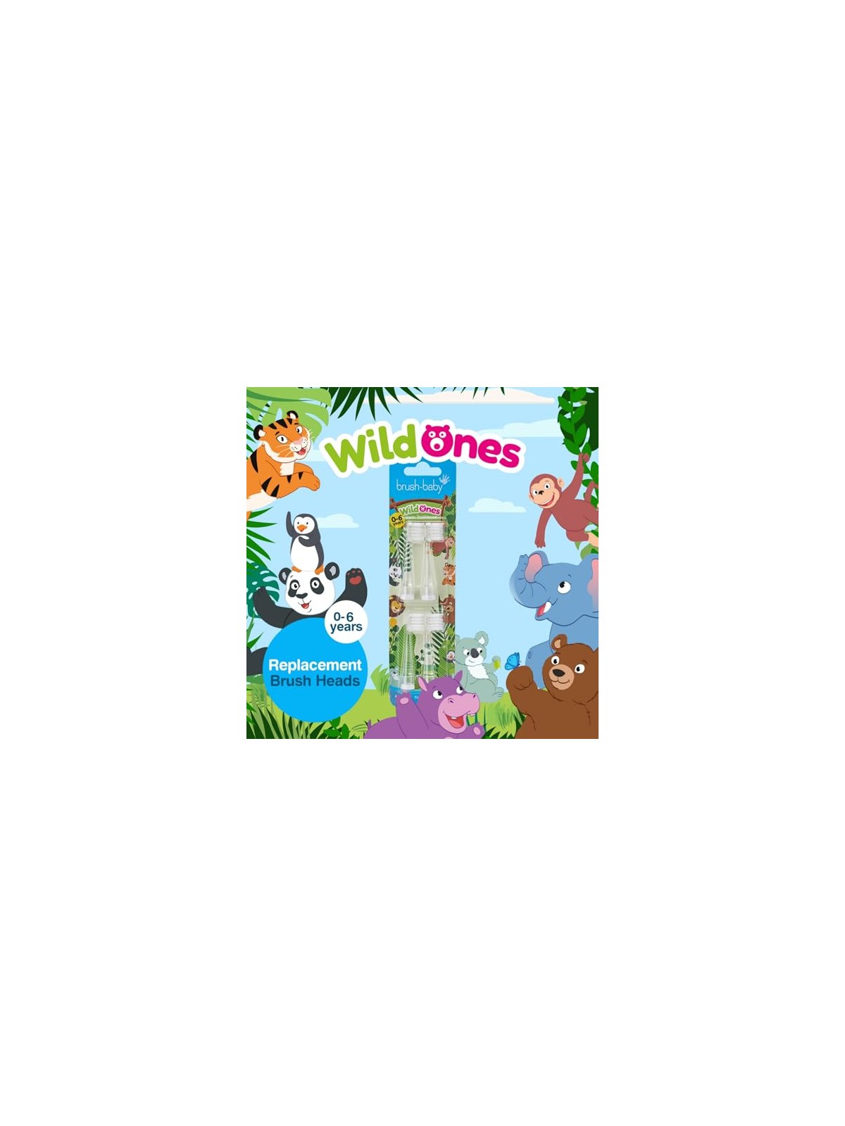 Brush baby Suggerimenti di WildOnes per spazzolino sonico 4 pz.