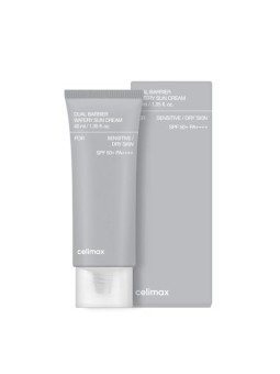 Celimax Crema solare acquosa a doppia barriera SPF 50, 40 ml donna