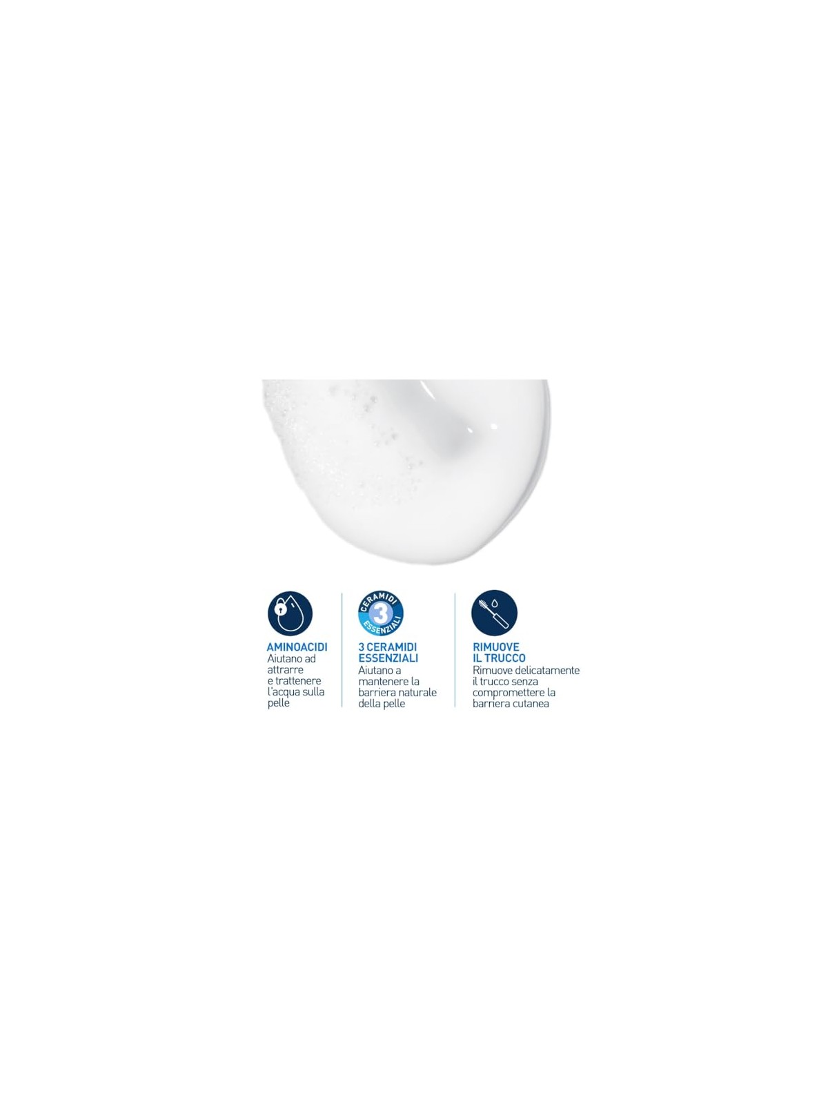Cerave Crema detergente idratante in schiuma 473ml donna