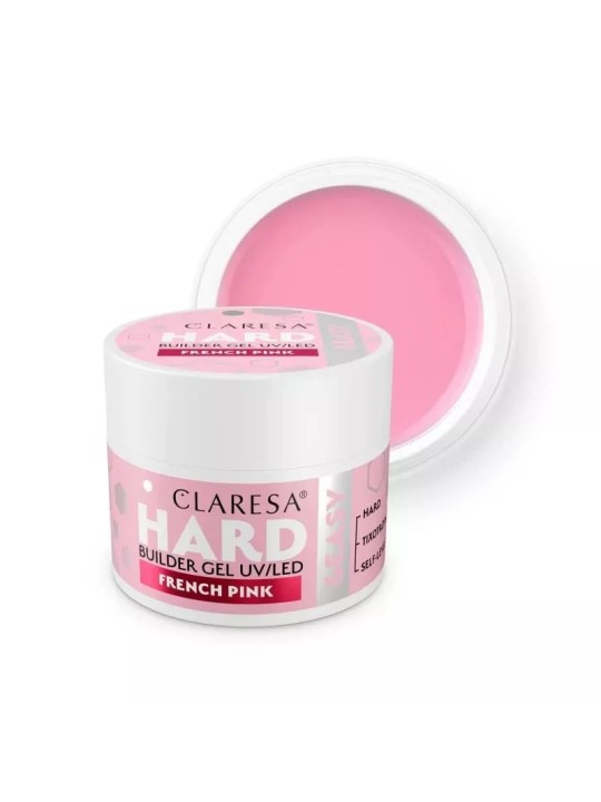Claresa Gel costruttore Hard&Easy UV/LED gel costruttore rosa francese 12g