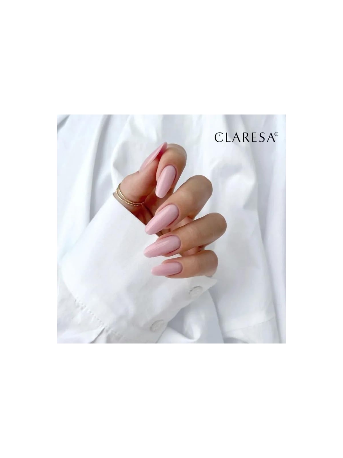 Claresa Gel costruttore Hard&Easy UV/LED gel costruttore rosa francese 12g